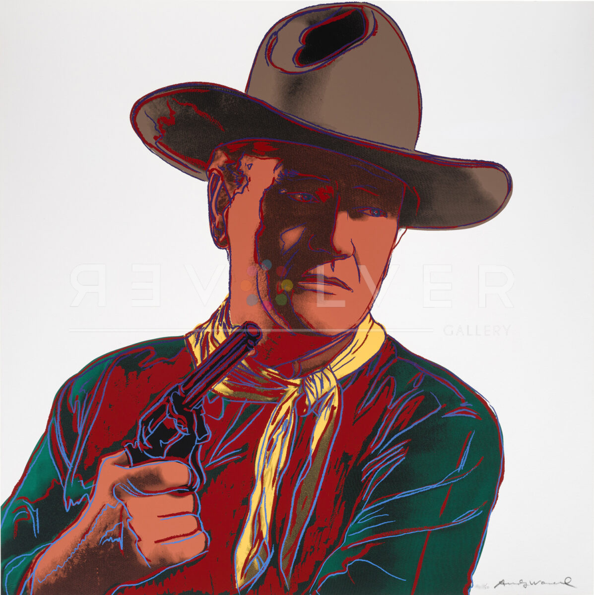 John Wayne by Andy Warhol