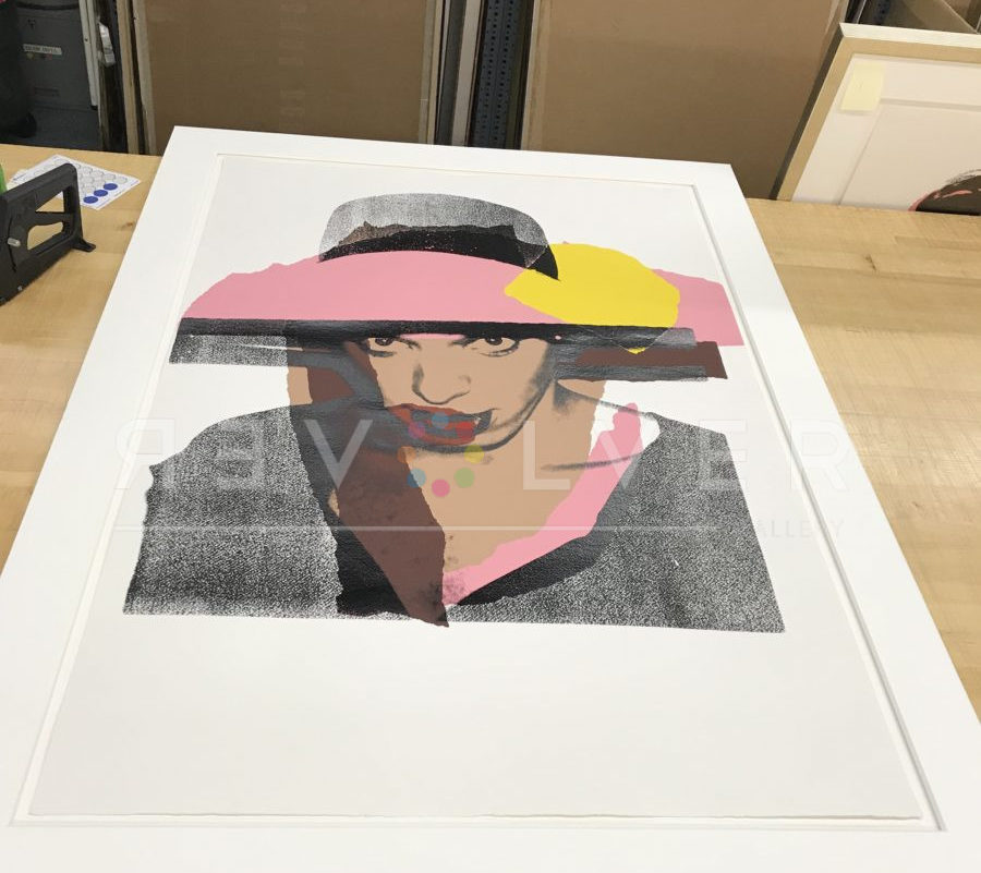 The ladies and gentlemen 130 screen print out of frame