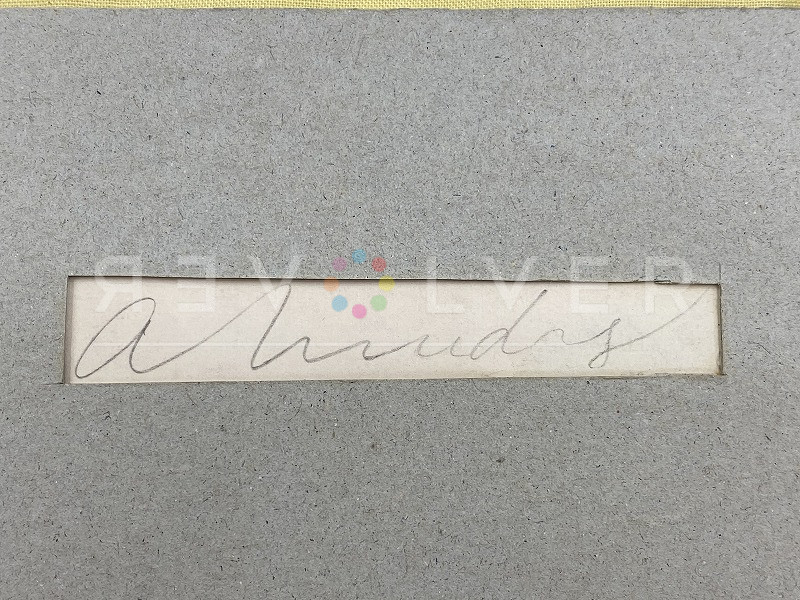 Warhol's signature on Marilyn Monroe 21