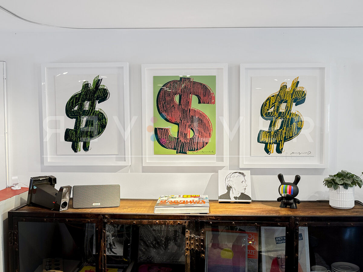 Dollar Signs by Andy Warhol at Revolver Gallery