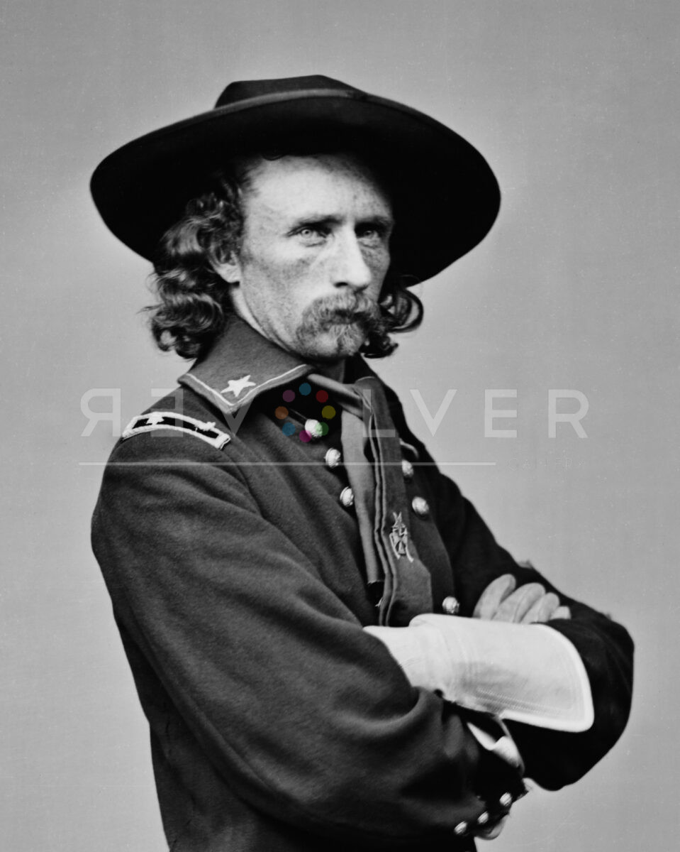 General George Armstrong Custer in field uniform. Photo by Mathew Brady, c. 1865. Courtesy of the Library of Congress.