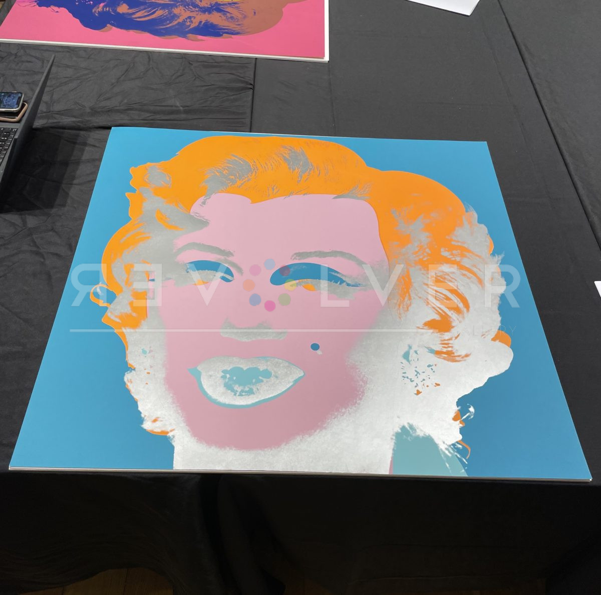 Marilyn 29 screen print by Andy Warhol out of frame
