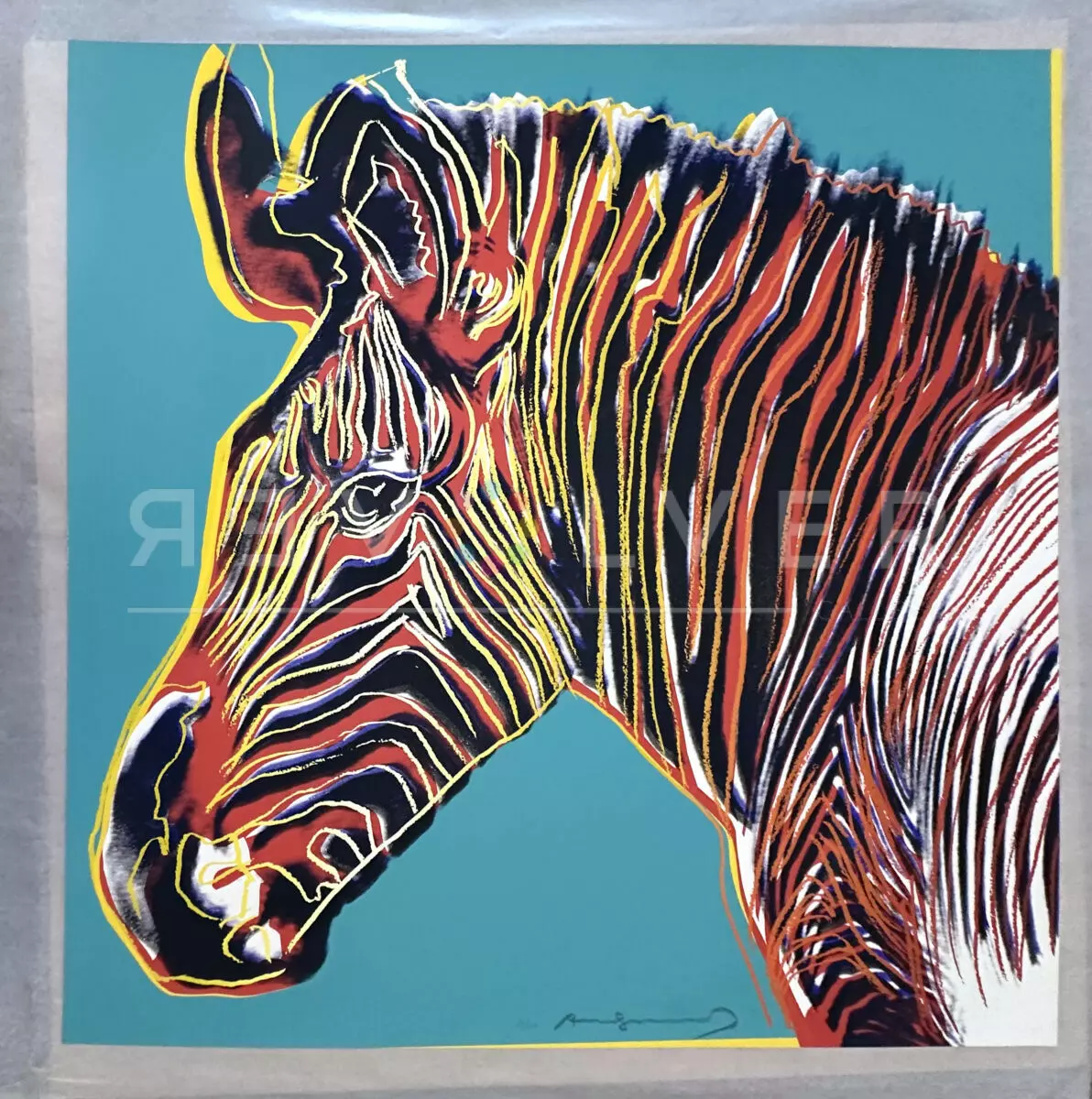 Grevy's Zebra 300 - Andy Warhol - For Sale at Revolver Gallery