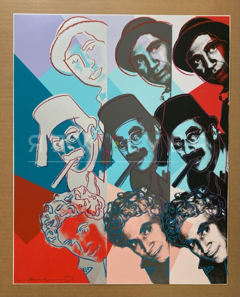 Marx Brothers by Andy Warhol out of frame