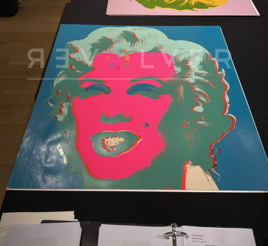 Marilyn 30 screenprint by Andy Warhol out of frame