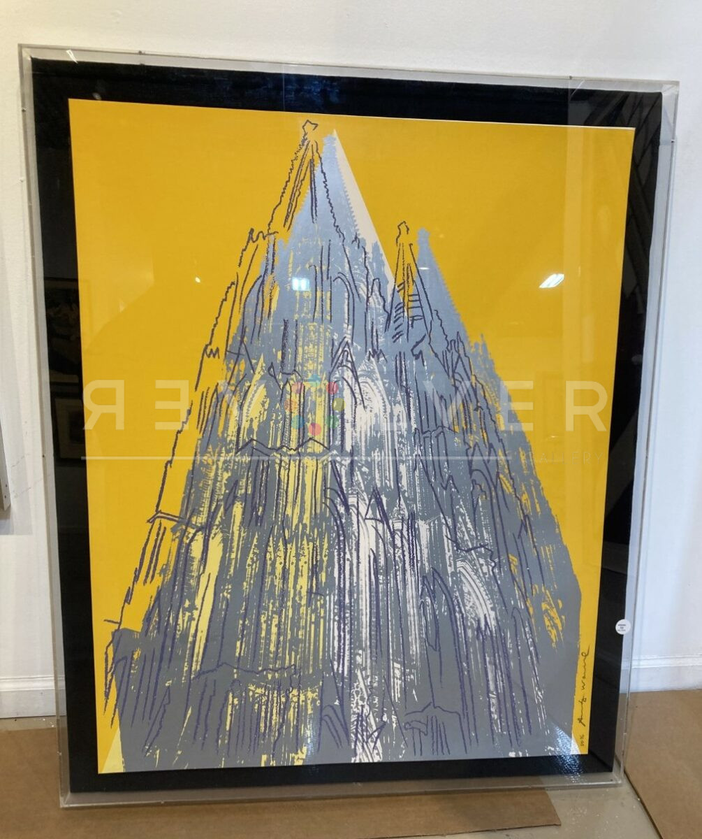 Cologne Cathedral 363 by Andy Warhol in frame