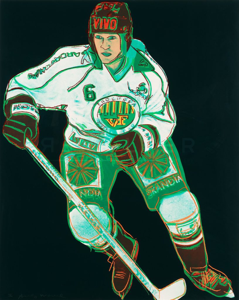 Andy Warhol - Frolunda Hockey Player F.S. II 366 jpg
