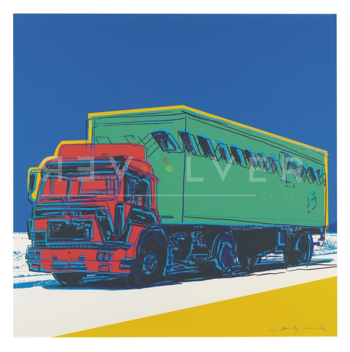 Stock image for Andy Warhol Truck 368 screenprint.