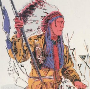 Andy Warhol - War Bonnet Indian F.S. II 373 jpg
