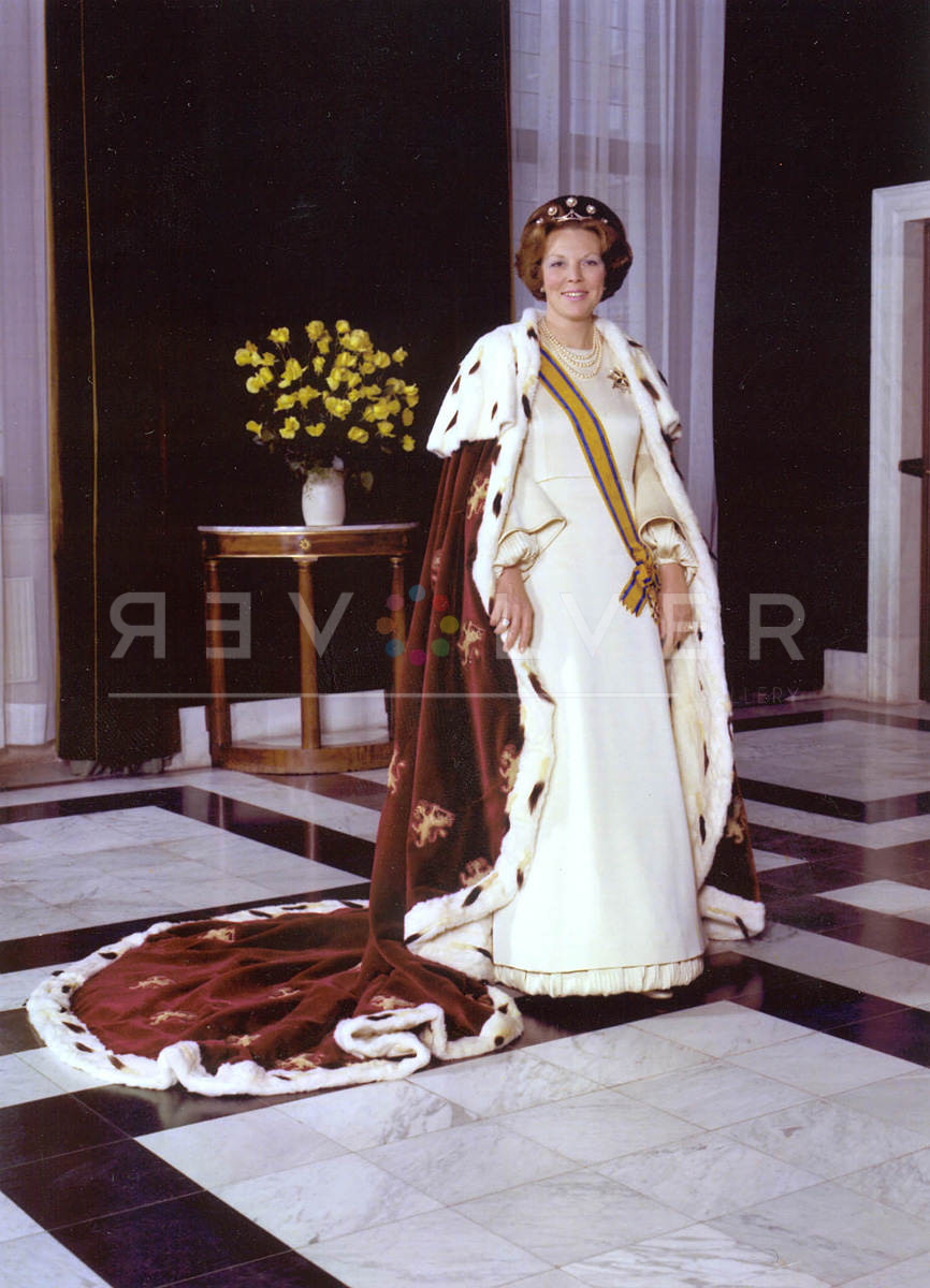 Portrait of Queen Beatrix in 1980.