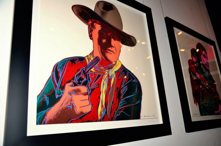 Andy Warhol - John Wayne F.S. II 377 framed jpg