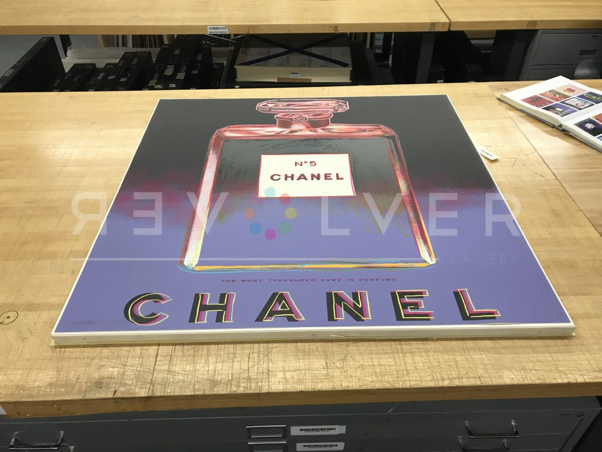 Chanel 354 screenprint out of frame