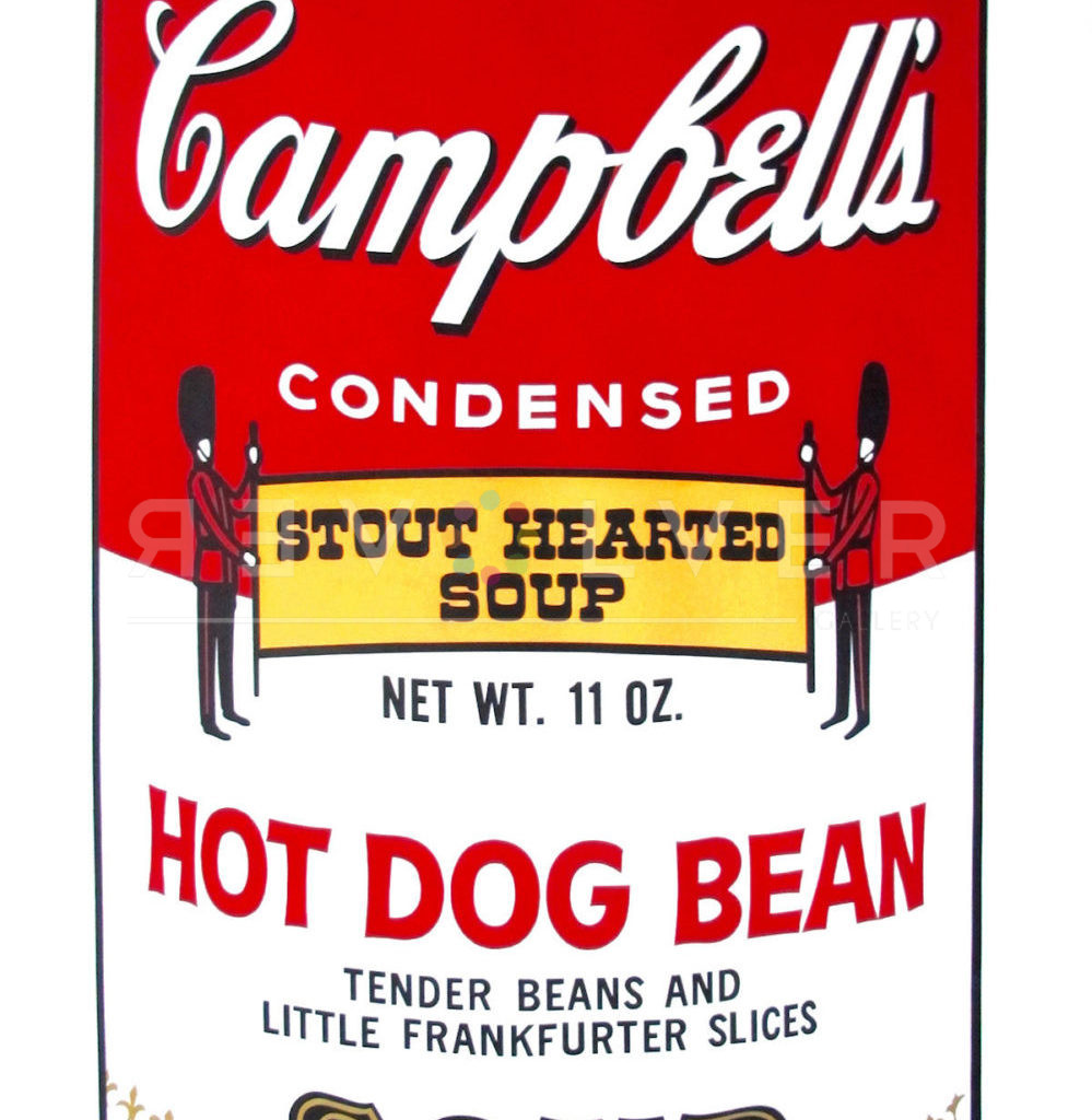 Picture of Campbell Soup II: Hot Dog Bean (FS II.59), 1969, stock version, by Andy Warhol