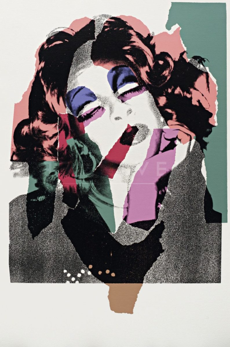 The featured image for Andy Warhol Ladies and Gentlemen 128 screenprint. Has revolver watermark.