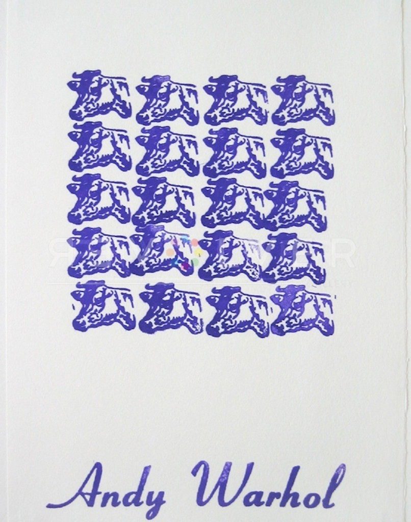 Andy Warhol - Purple Cows F.S. II 17A jpg