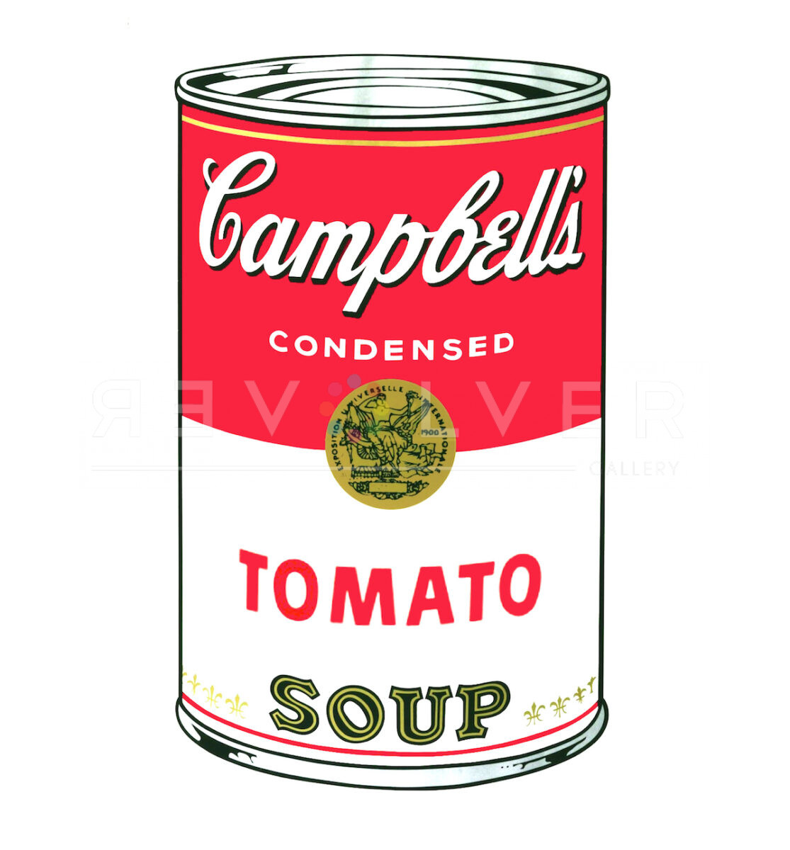 artist painting campbells soup cans