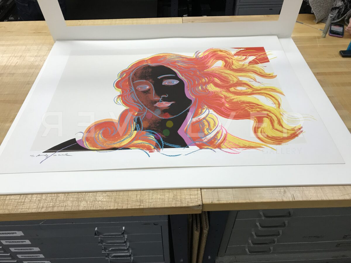 The Birth of Venus 318 screen print out of frame