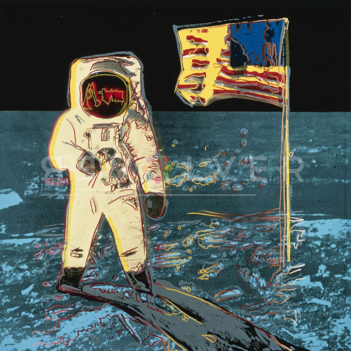 Moonwalk 404 Print by Andy Warhol | Revolver Gallery