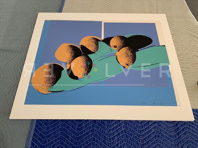 The cantaloupes I 201 screen print out of frame