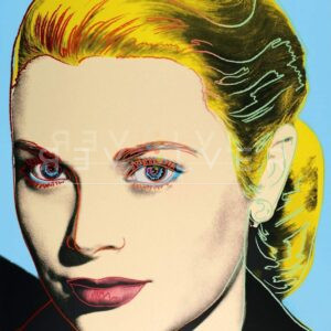 The Grace Kelly print by Andy Warhol.