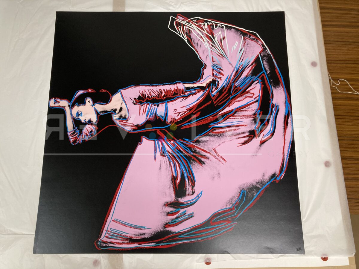 Martha Graham the Kick 389 by Andy Warhol out of frame