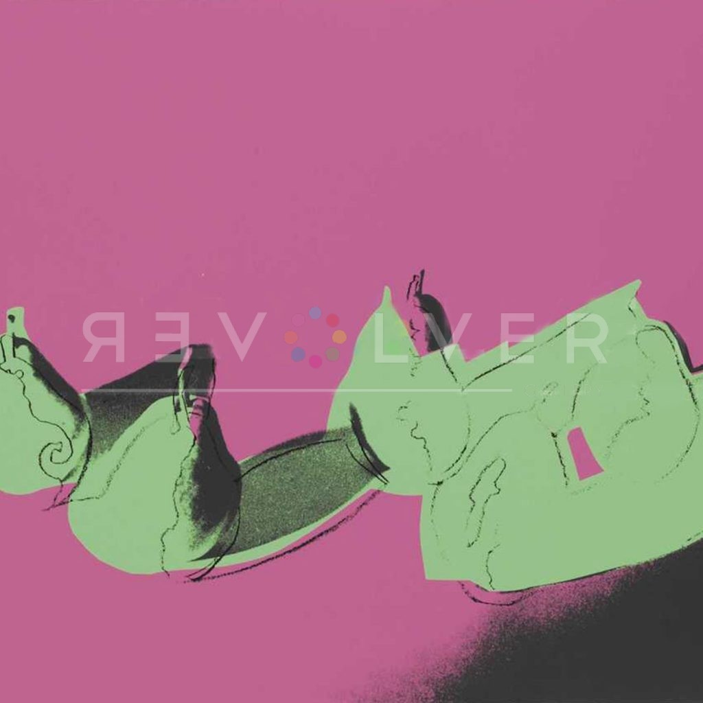Andy Warhol Space Fruit: Pears 203 screenprint, stock photo with Revolver watermark.