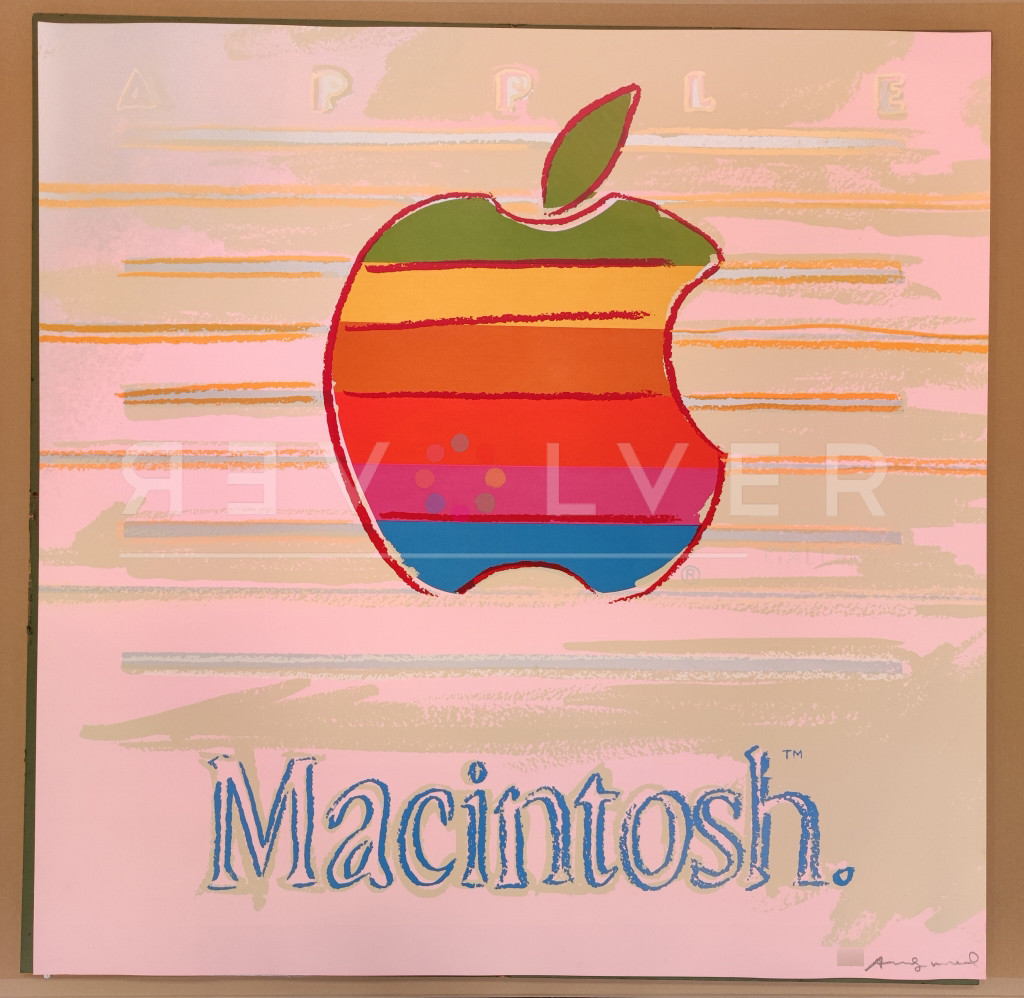 Apple by Andy Warhol unframed