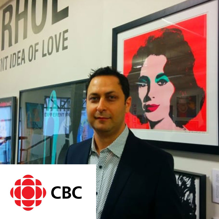 Picture of CBC - Rare Andy Warhol originals on display in Vancouver, 2015, stock version.