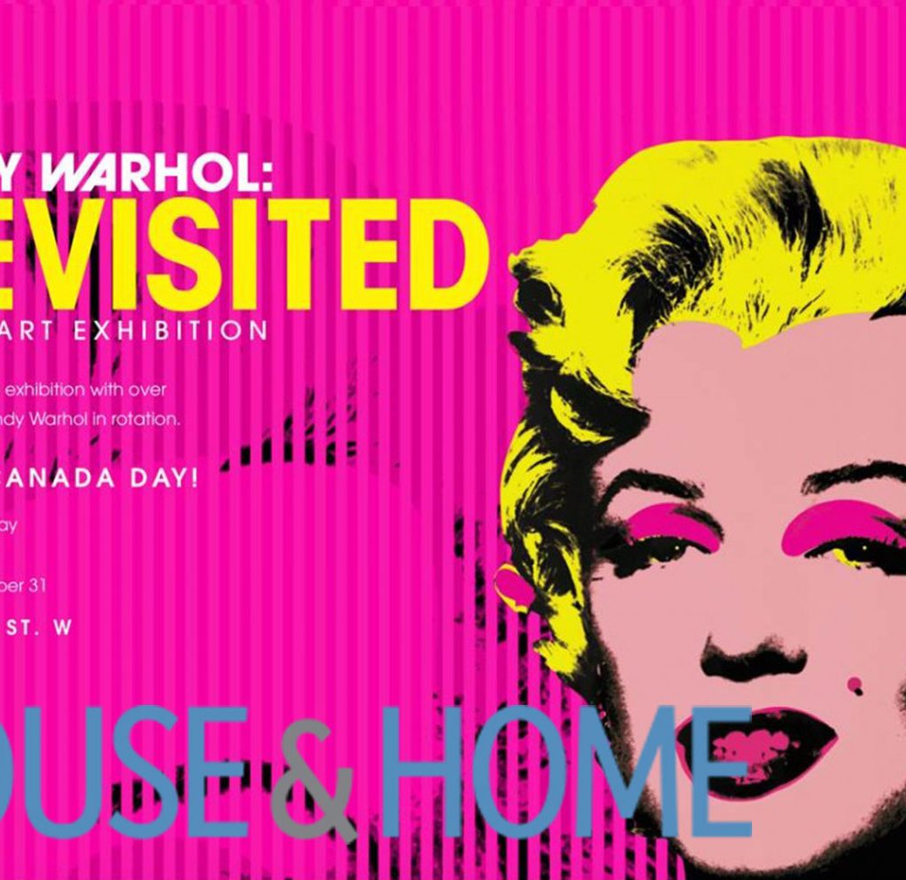 Picture of Andy Warhol Pop Art Exhibit Comes To Toronto House and Home, 2015, stock version, by Andy Warhol.