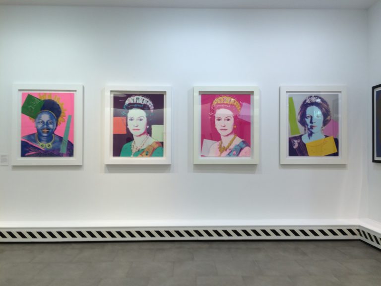 Four prints from Warhol's Reigning Queens complete portfolio.