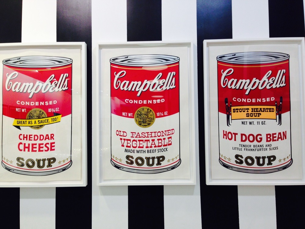 ANDY WARHOL REVISITED SOUP CANS