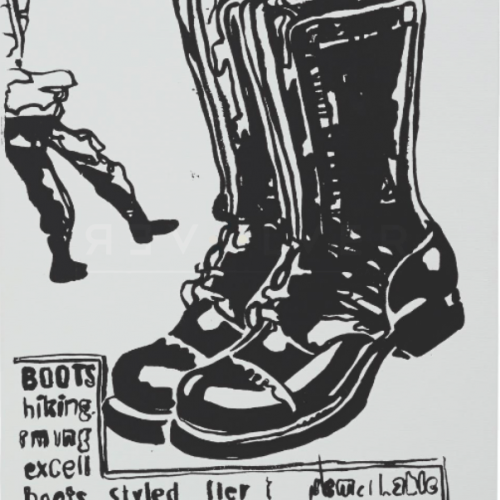 Andy Warhol Paratrooper Boots (Positive)