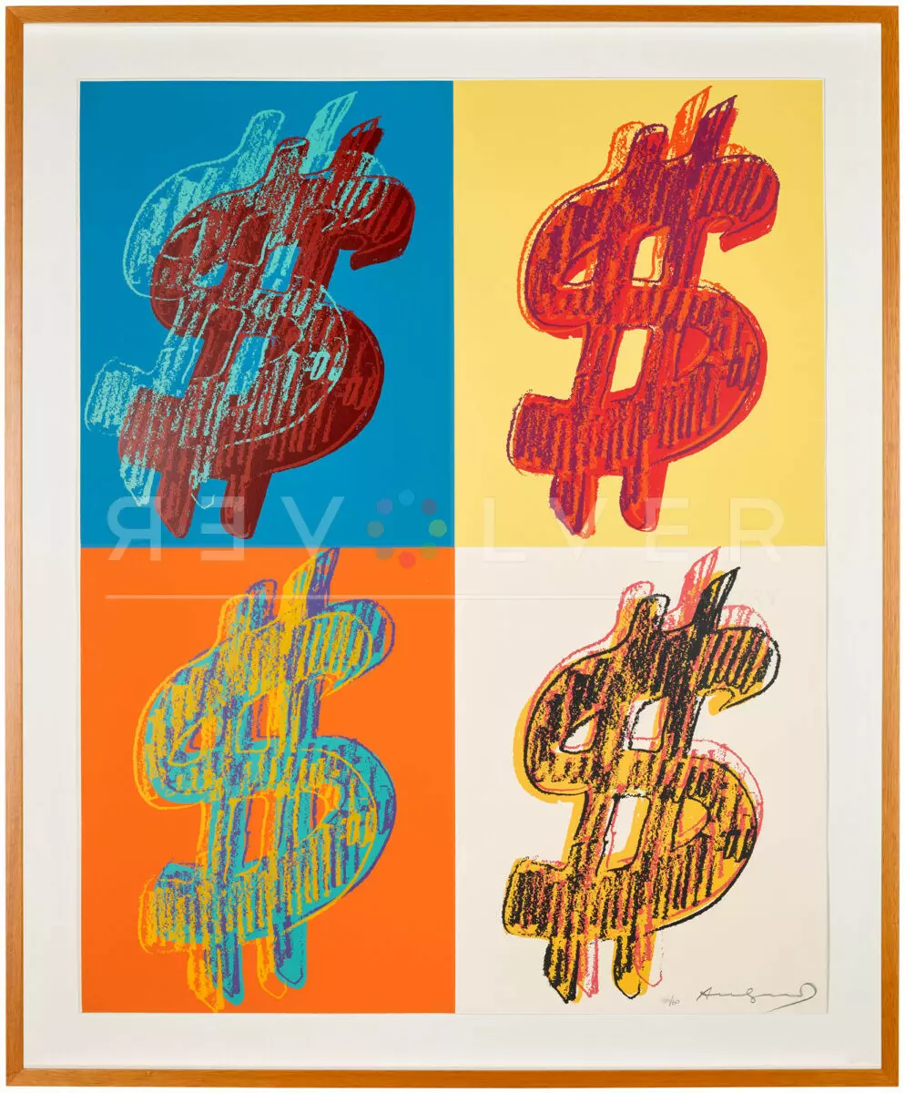 Dollar Sign (Quadrant) 284 - Andy Warhol | Revolver Gallery