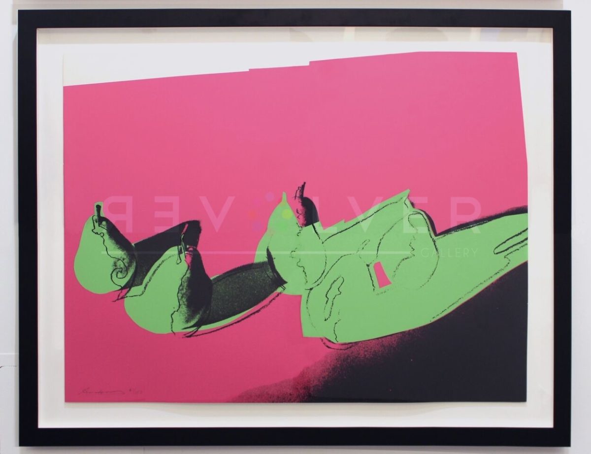 Andy Warhol - Space Fruit: Pears F.S. II 203 framed jpg