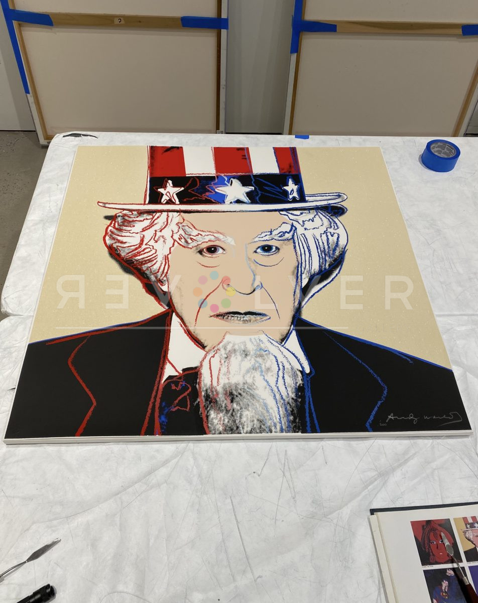 Uncle Sam 259 screen print out of frame
