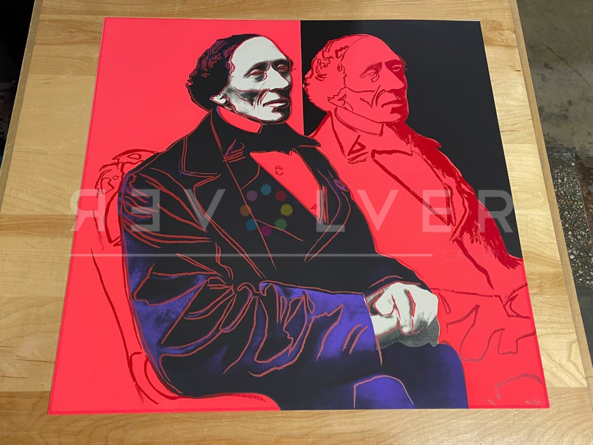 Hans Christian Andersen 294 screen print out of frame