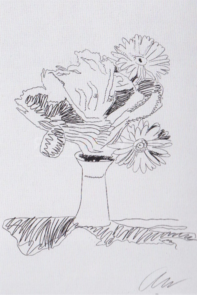 Andy Warhol - Flowers (Black and White) F.S. II 103 jpg