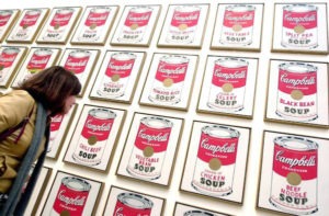 Warhol's Campbell's soup cans at Springfiled museum