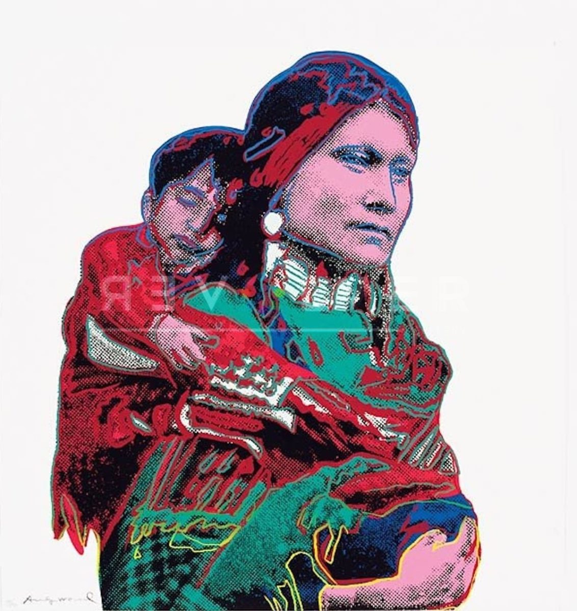 Andy Warhol - Mother and Child F.S. II 383 jpg