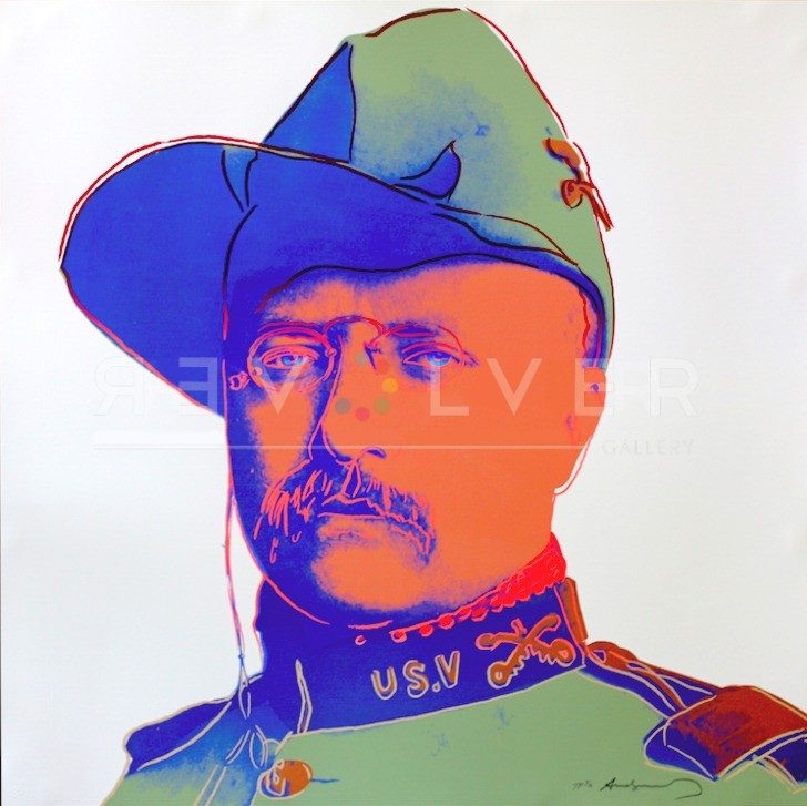 Teddy Roosevelt 386B (Trial Proof) by Andy Warhol