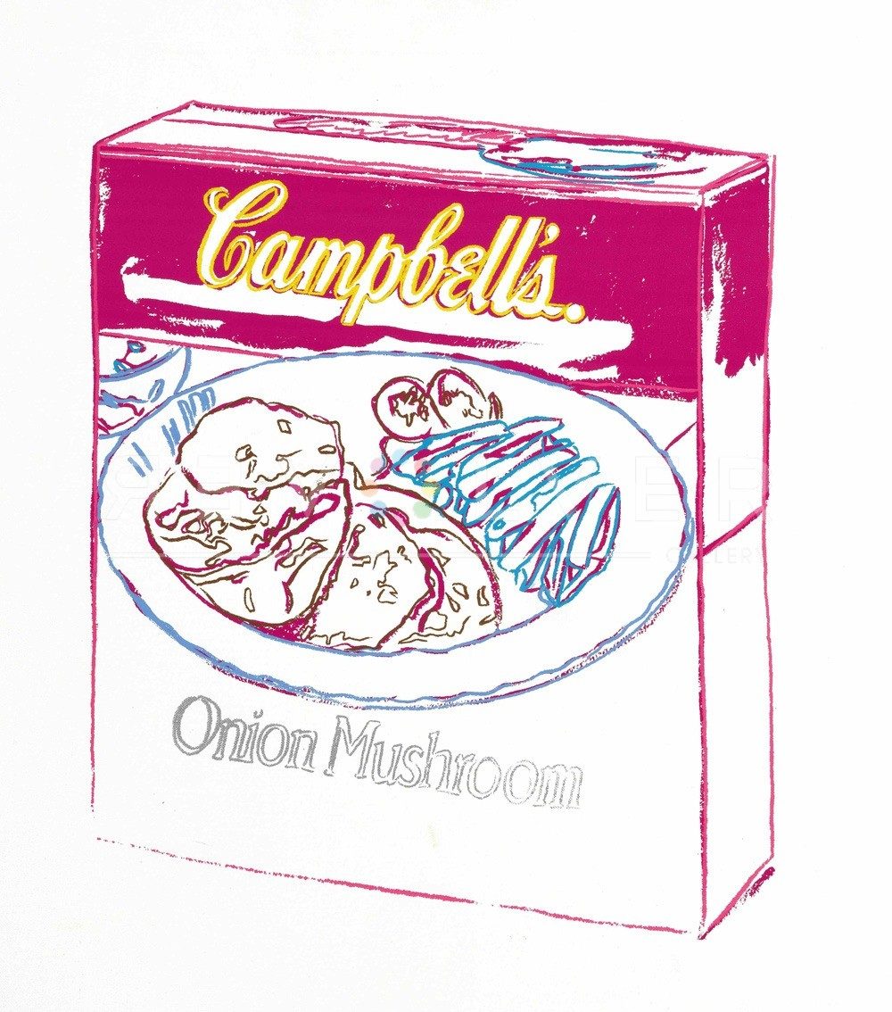 Andy Warhol - Campbells Soup Box Onion Mushroom jpg