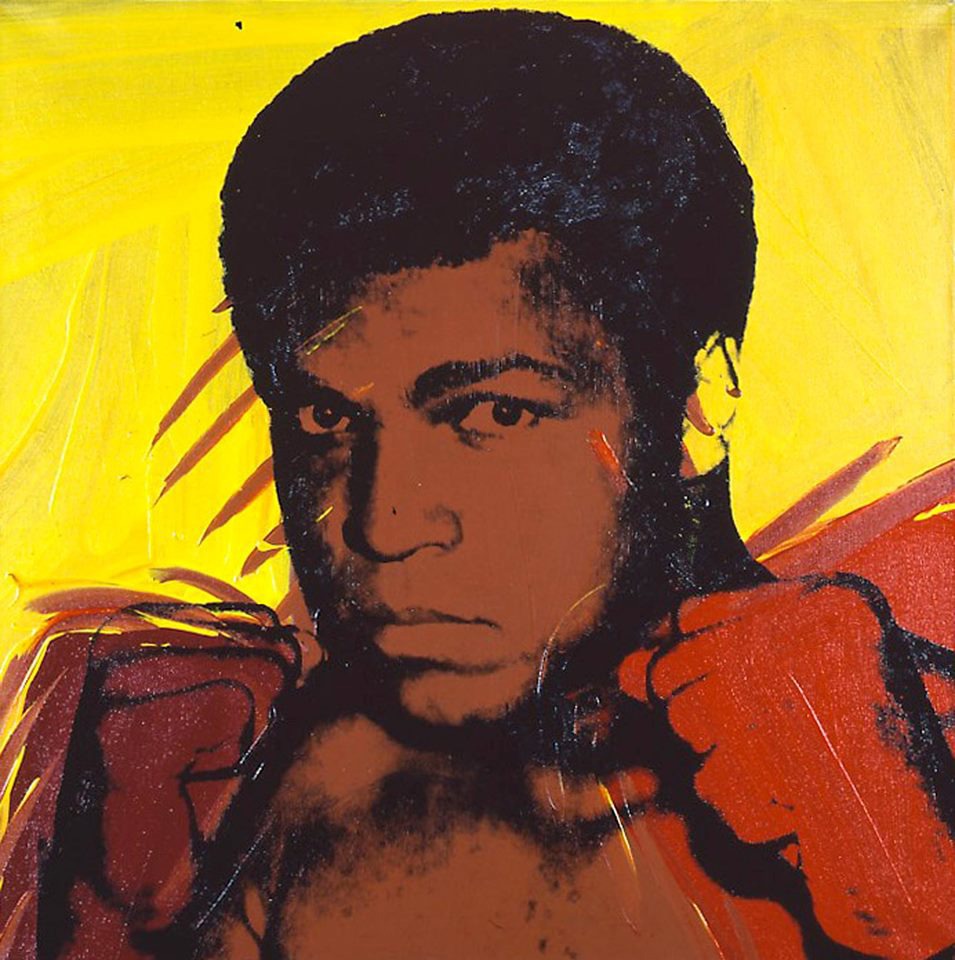 Andy Warhol screen print Muhammad Ali