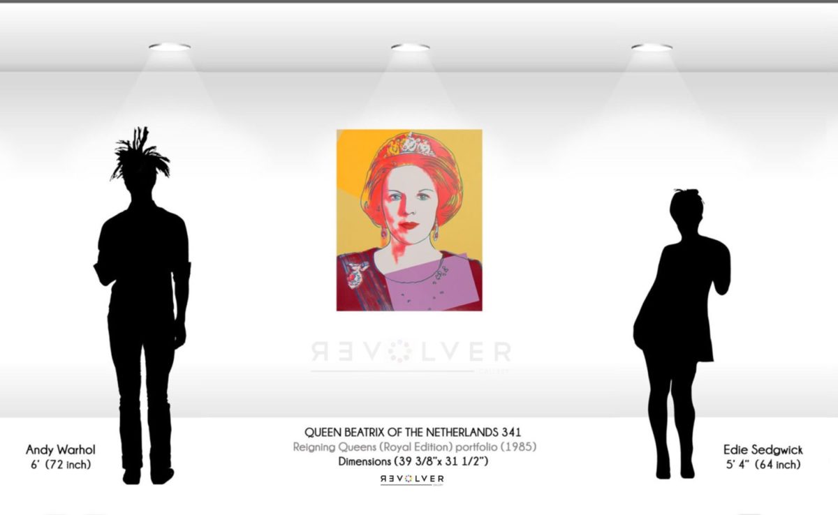 Warhol Queen Beatrix 341 Wall Display
