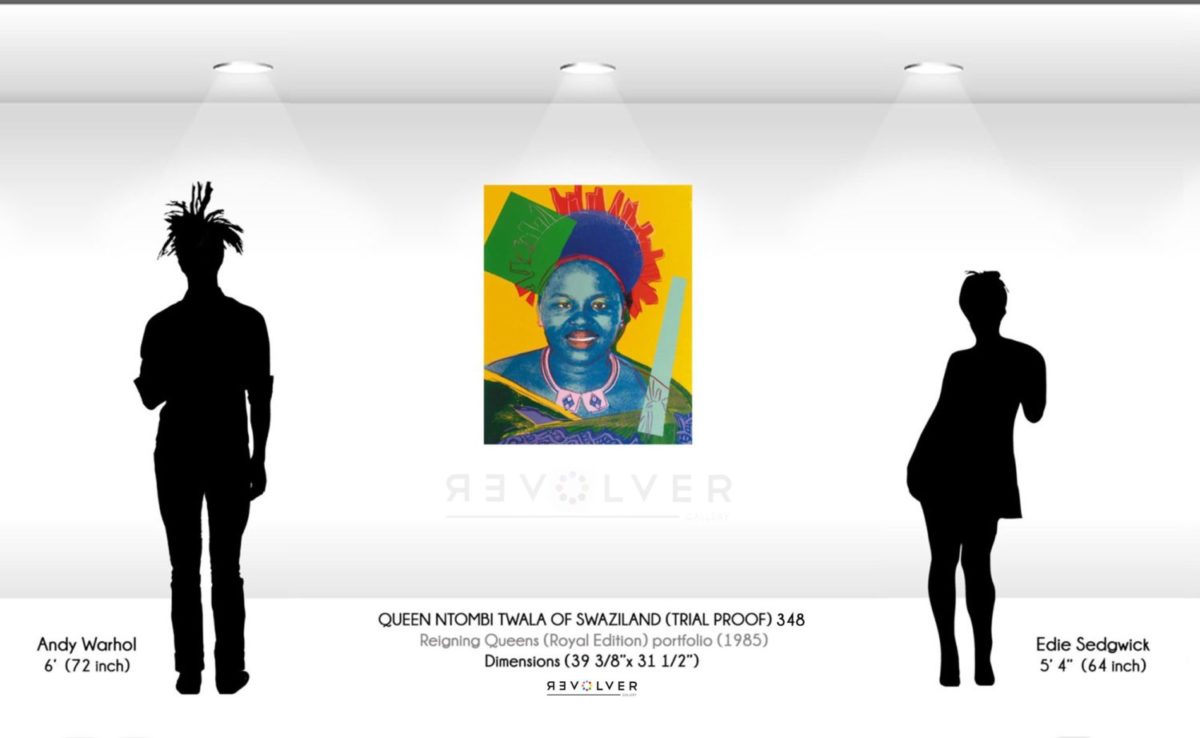 Warhol Queen Ntombi 348 Wall Display