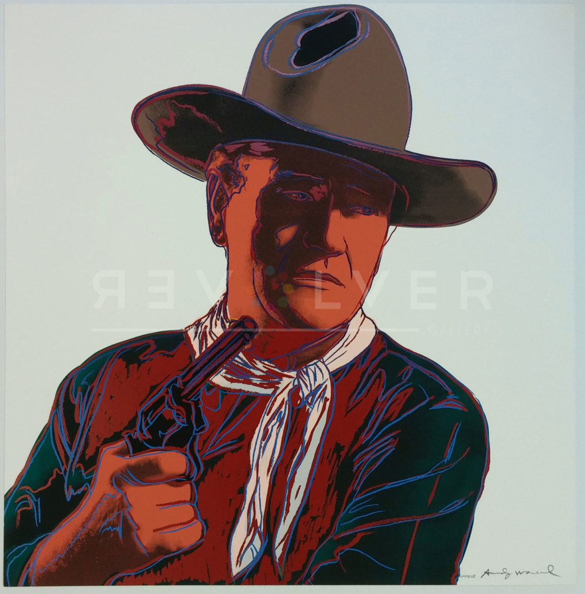 John Wayne 377 by Andy Warhol