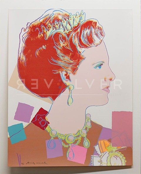 Queen Margrethe II of Denmark 344 - Andy Warhol