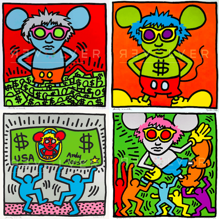 Andy Mouse Full Suite by Keith Haring