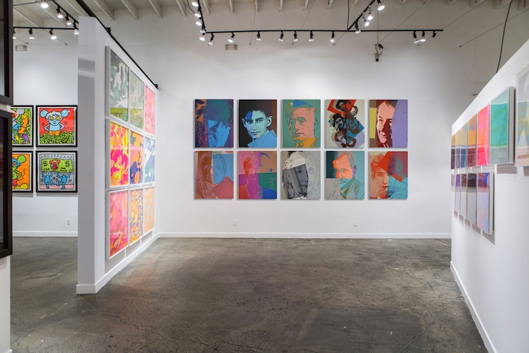Andy Warhol - Ten Portraits of Jews of the Twentieth Century hanging jpg