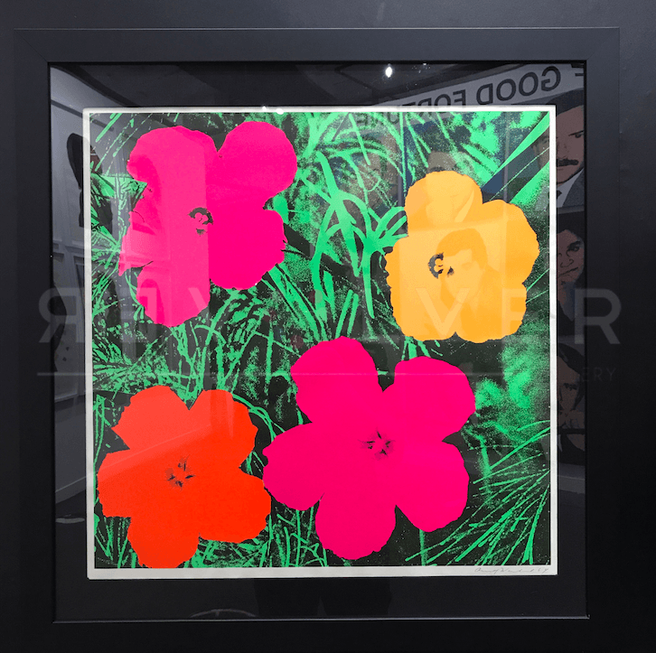 Andy Warhol - Flowers F.S. II 6 framed jpg