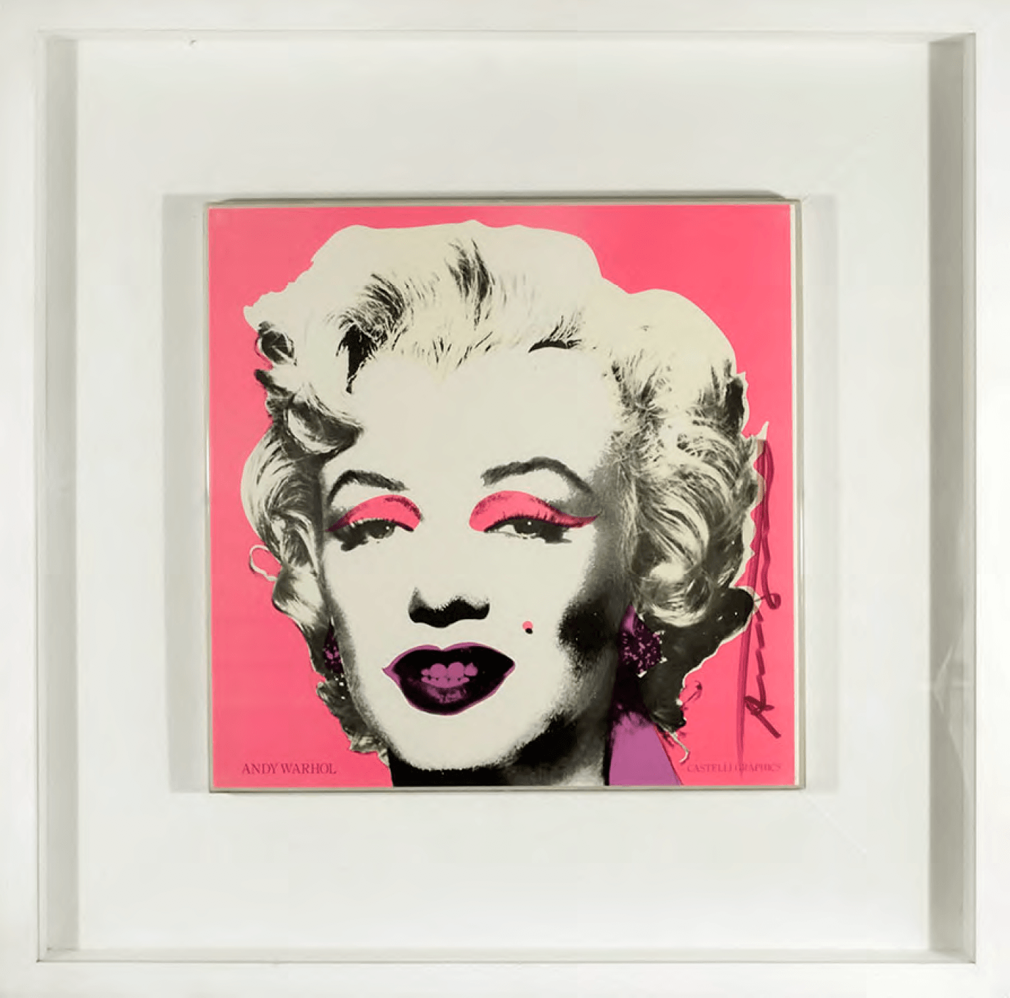 Andy Warhol - Marilyn Monroe Invite framed jpg